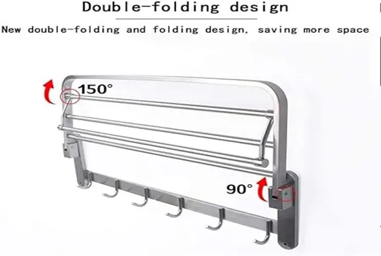 Wall-Mounted Towel Rack